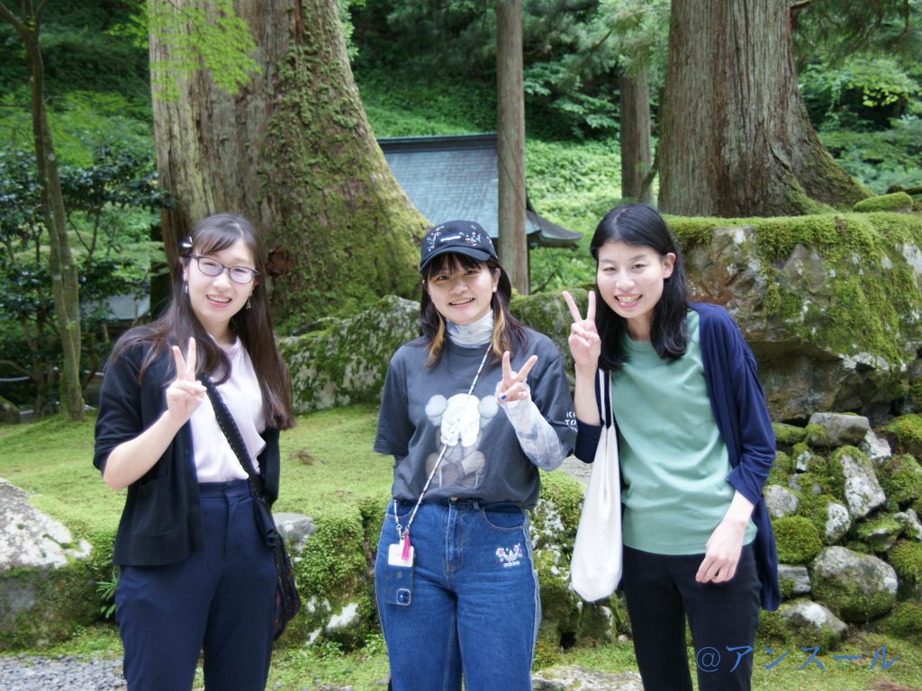 永平寺で撮った同僚との写真1